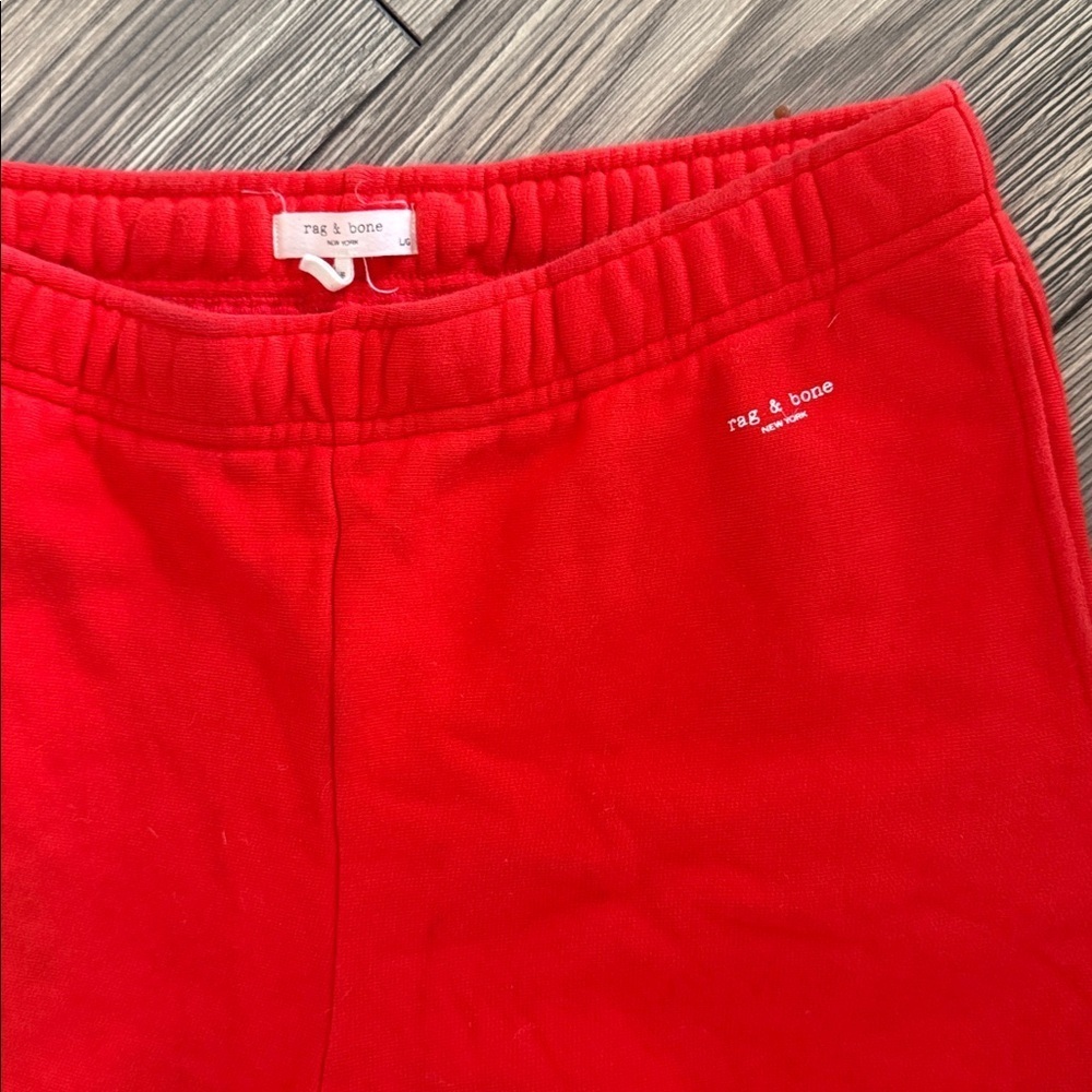 rag & bone women’s Red Sweatpants - Picture 3 of 9
